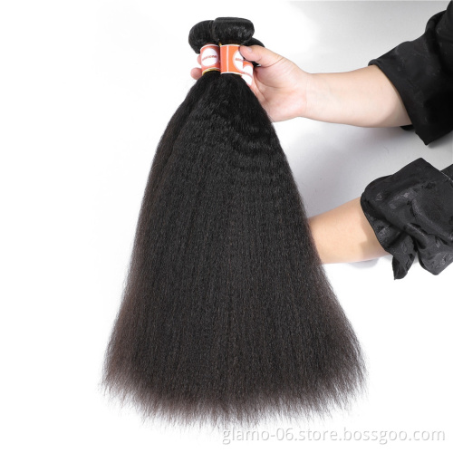 By Hair Bundles Raw Virgin Cuticle Aligned Hair, Human Hair Weave Bundle, Wholesale Double Drawn 10A Virgin Hair